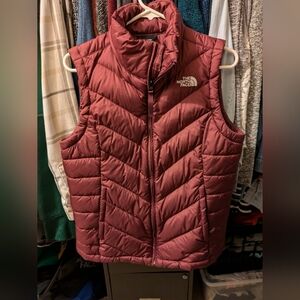 North Face Vest (Wine Color)